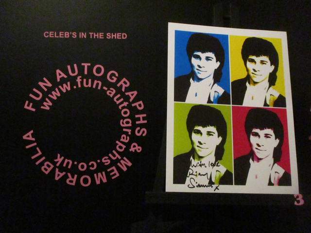 Ricky Simmonds Authentic Autographed 10x8 Pop Art Limited Edition (3)