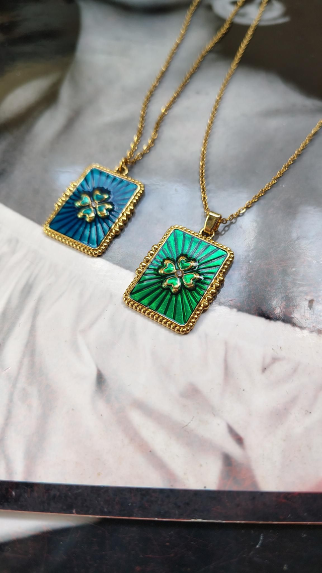 Collana quadrifoglio 