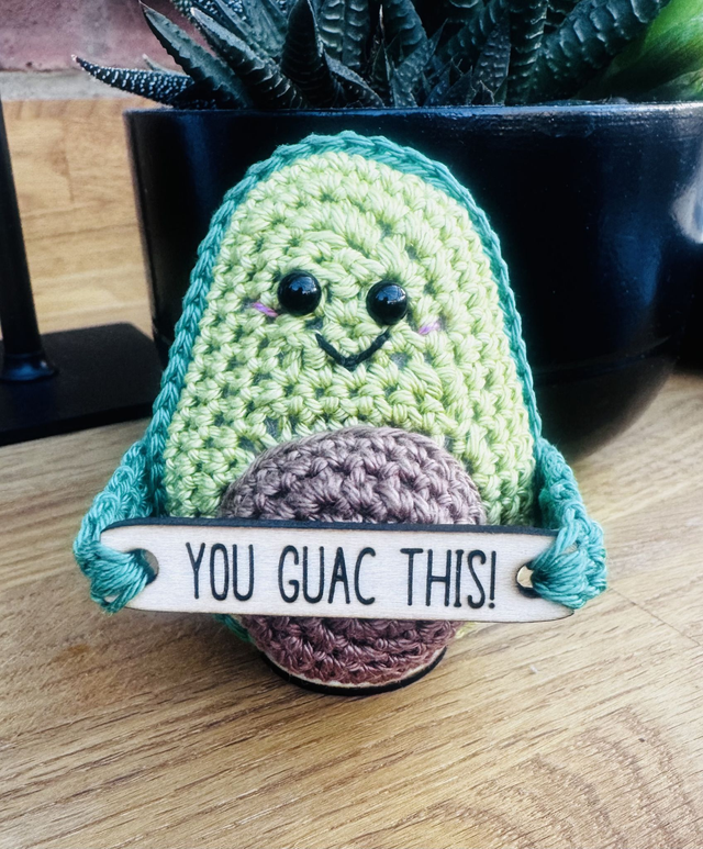 Crochet Positive Avocado 