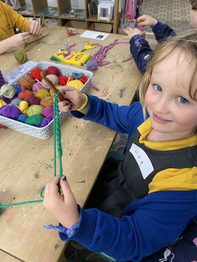 “Kids Knit” class in Kemnay