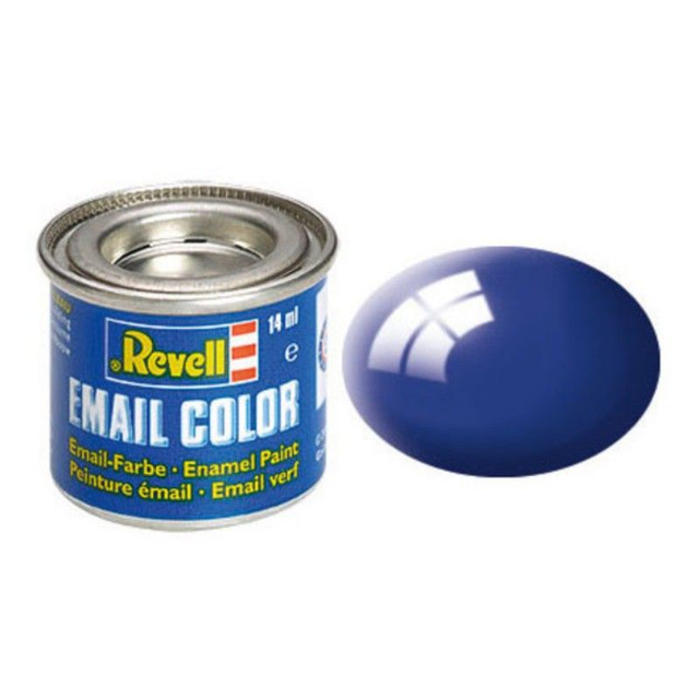peinture email bleu méditerranée brillant revell 32151