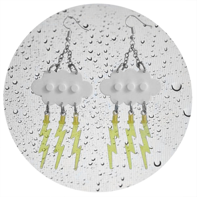 Thundercloud earrings