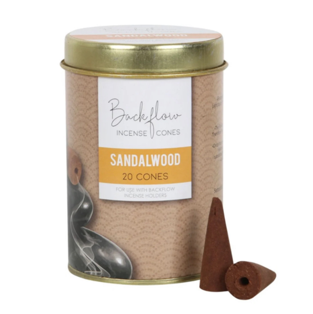 Incense Cones Tin Sandalwood