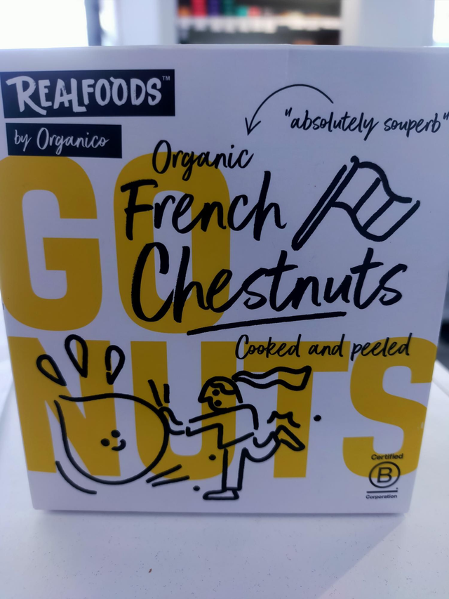 Realfoods by Organico French Chestnuts 1 x 200g 74363