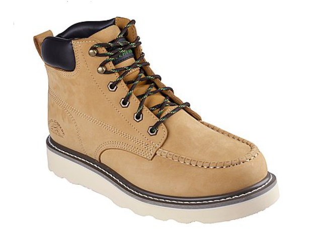 John Deere Lace Up Padded Collar Boot