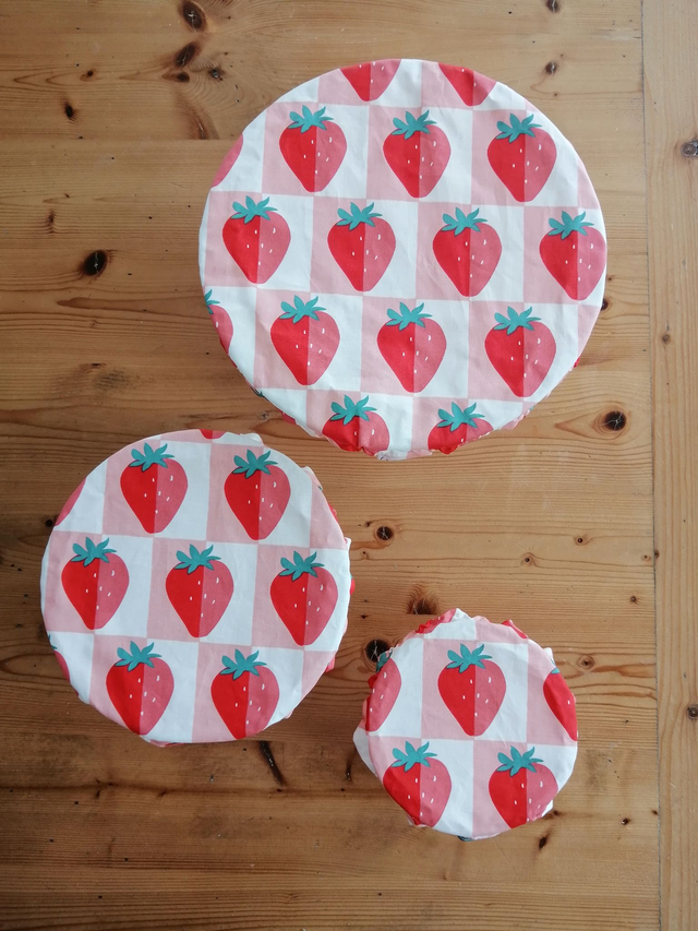 Ensemble de 3 Charlottes à plats - Strawberry