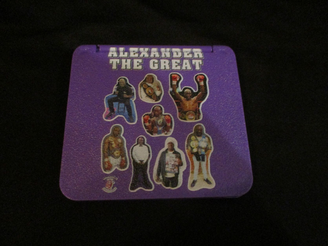 Wayne Alexander (Alexander The Great Boxer) Eight Photographs On PURPLE Compact Mirror