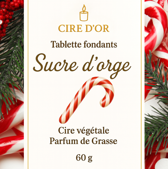 Tablette fondants sucre d’orge 