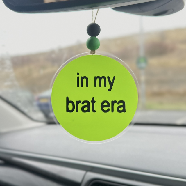 ‘in my brat era’ Car Hanger