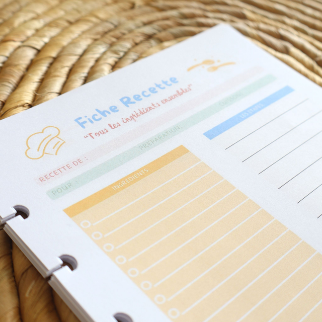 Recharge 50 Fiches Recettes + Recharge bougie (en option)