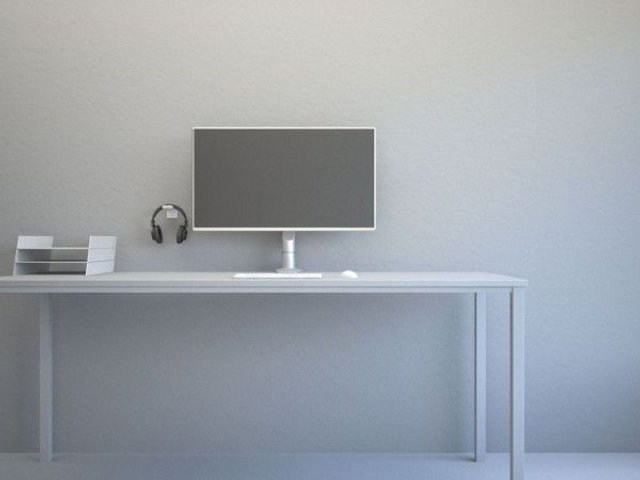 Multibracket Support pour casque de table, aluminium, blanc, max 1 kg