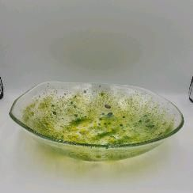 Green frit bowl