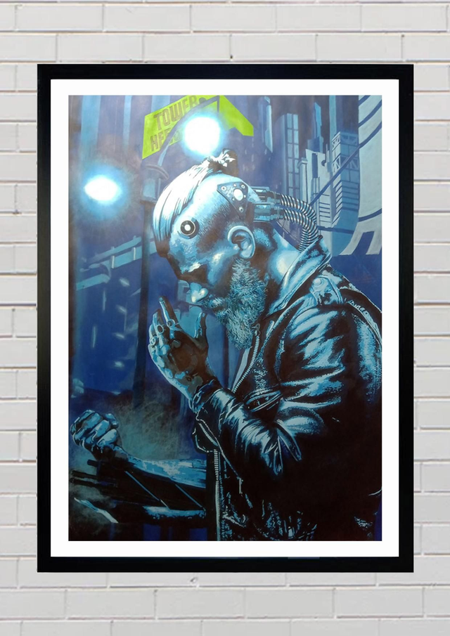 RÉFLEXION / Peinture sur format papier