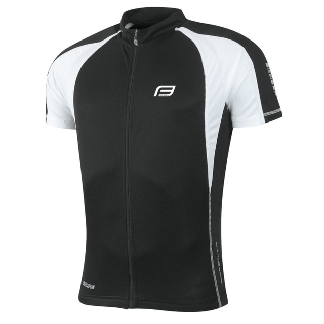 Force T10 Short Sleeve Jersey - Black/White