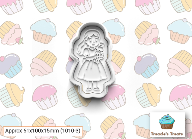 Christmas Nut Cracker theme Fondant/cookie stamps with cutters