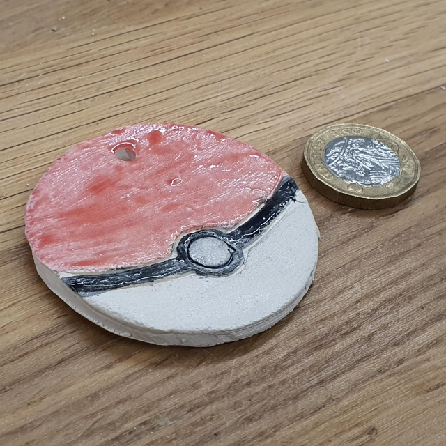 Pokemon pokeball hanging decoration 