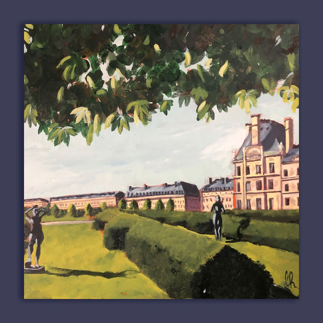 petit tableau Paris 5 20X20 