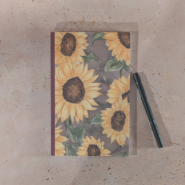 Carnet A5 - Vin Nature - Tournesols