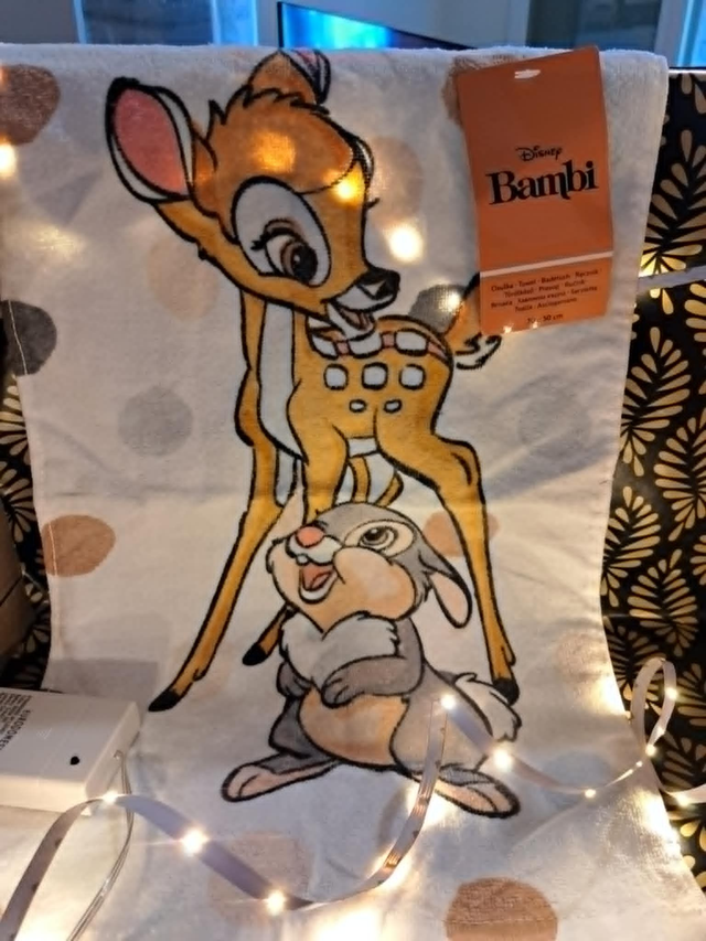 serviette de bain pour enfant ( Bambi )