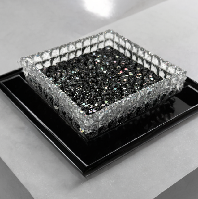 Plateau Diamant carré Esprit de fête