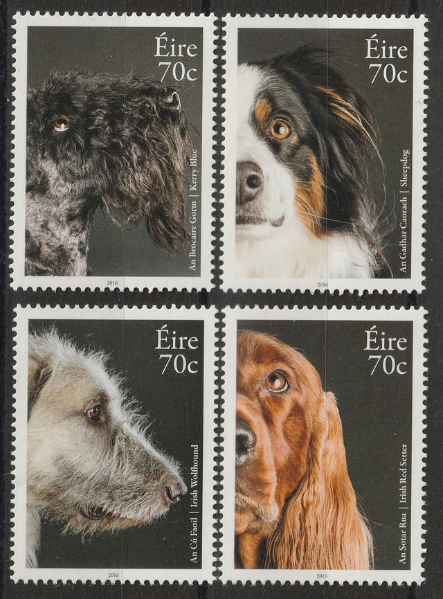 Ireland  2016  Dogs  set  MNH