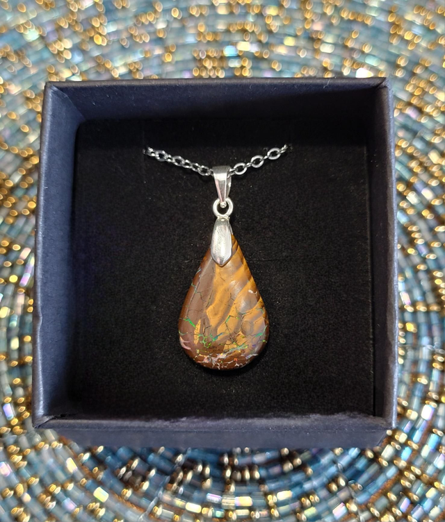 Pendentif Opale Boulder 