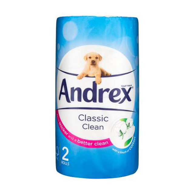 Toilet tissue, Andrex 2 pack