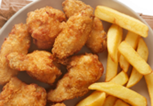 Chicken Nuggets and Chips