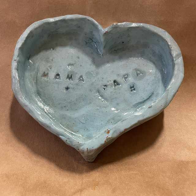 Plat cœur oublié oublié