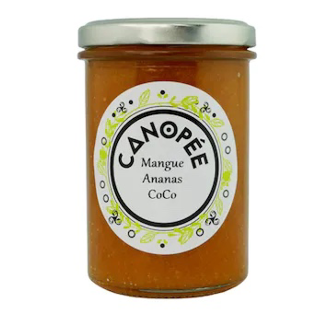 Confiture Mangue Ananas Coco Bio - 250g
