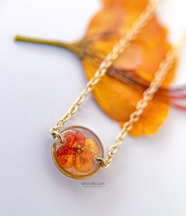 Bracelet - Fleur de flamboyant 