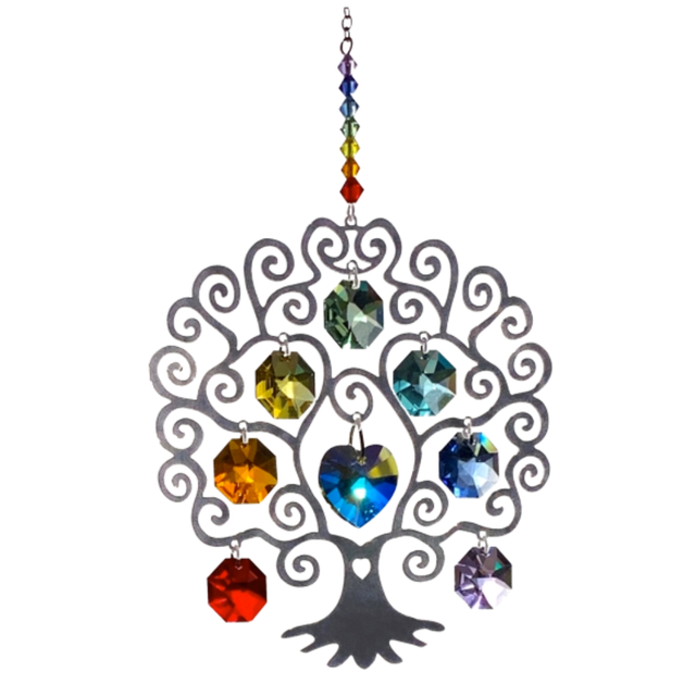 Chakra Tree Of Life Suncatcher - Large