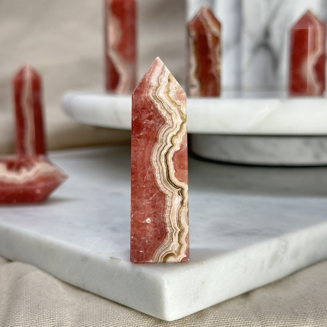 Rhodochrosite Tower (High Quality) #6