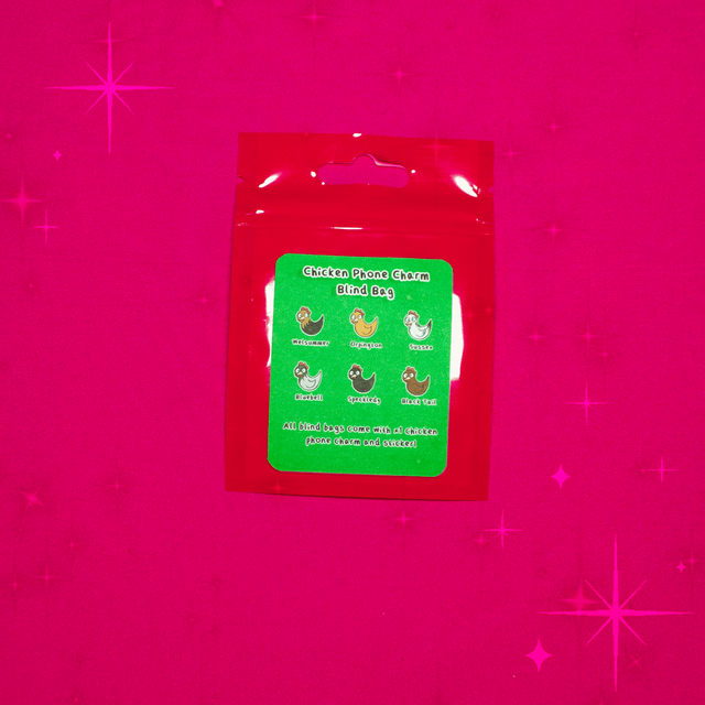 Random Chicken Phone Charm