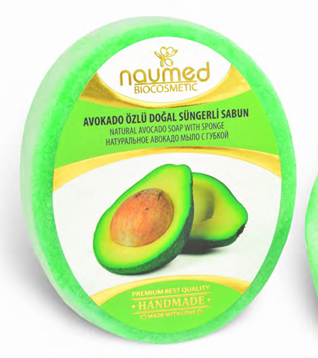 NAUMED Mydło w Gąbce z EKSTRAKTEM Z AWOKADO 135g