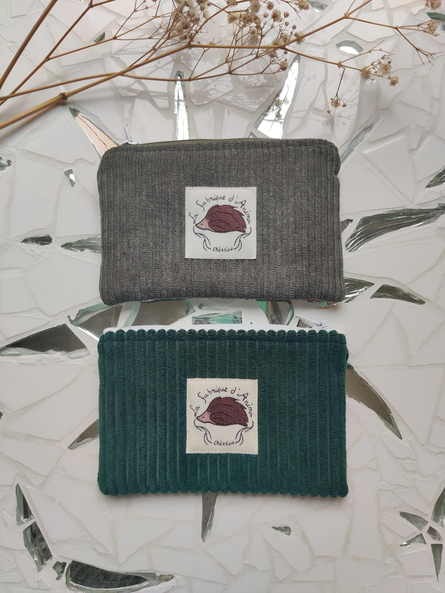Petite pochette / porte monnaie "vert"