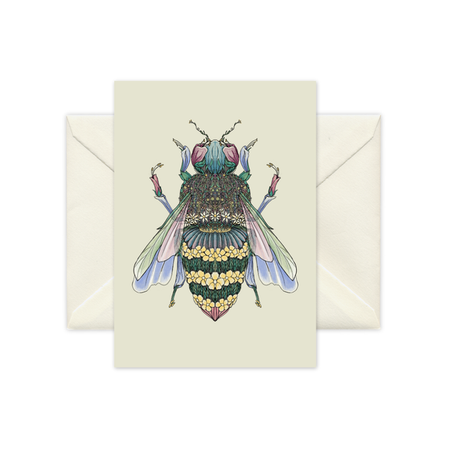 A6 mini print - Honey Bee