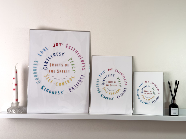Fruits of the Spirit print