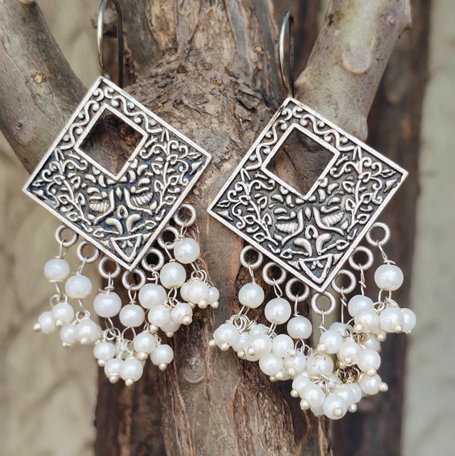 Oxidised hangings 