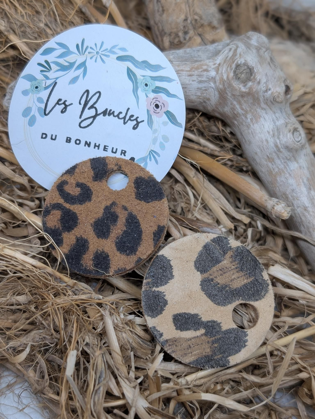 Pampilles rondes léopard pam016