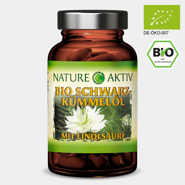 Nature Aktiv Bio Schwarzkümmelöl 60 Kapseln