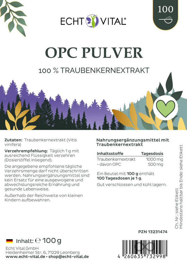 Nature Aktiv OPC Pulver 100g