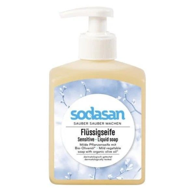 Sodasan Flüssigseife Sensitiv, 300ml Flasche