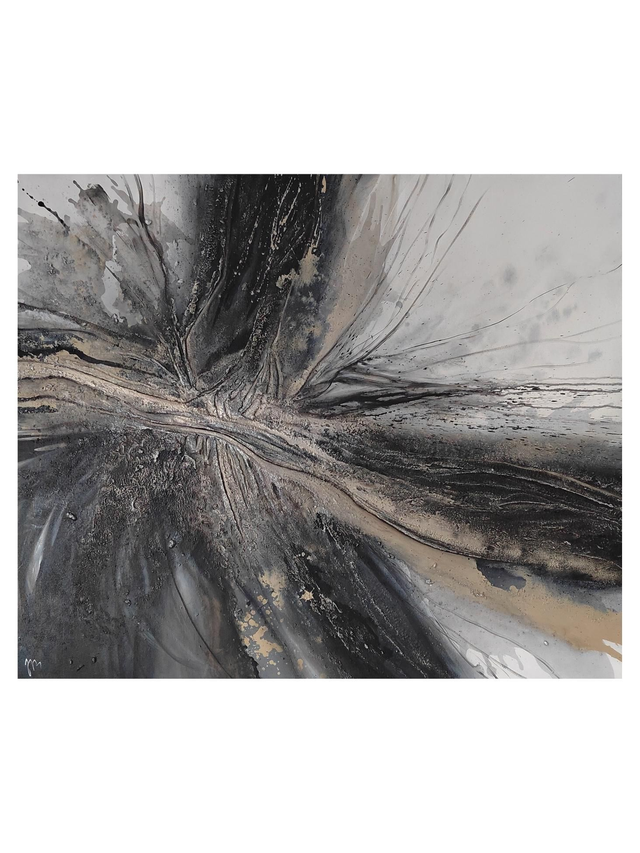 "Let the wind bend you" - 120 x 100 cm
