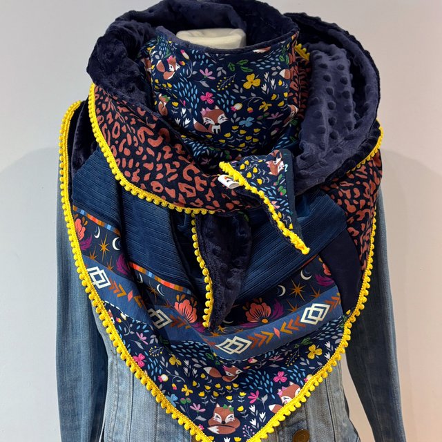 Maxi Chèche Double Patchwork 369