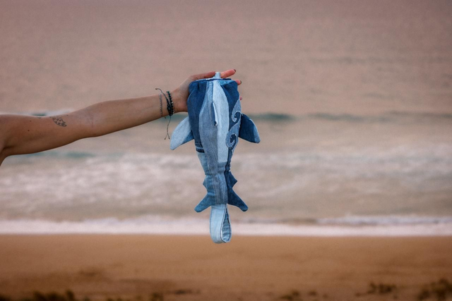 Sac banane requin SWELL – Jean recyclé