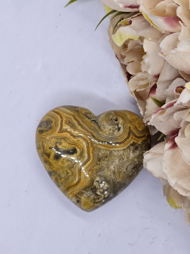 Crazy Lace carved heart