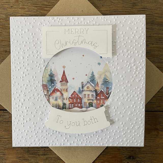 GX10 Merry Christmas Snow Globe