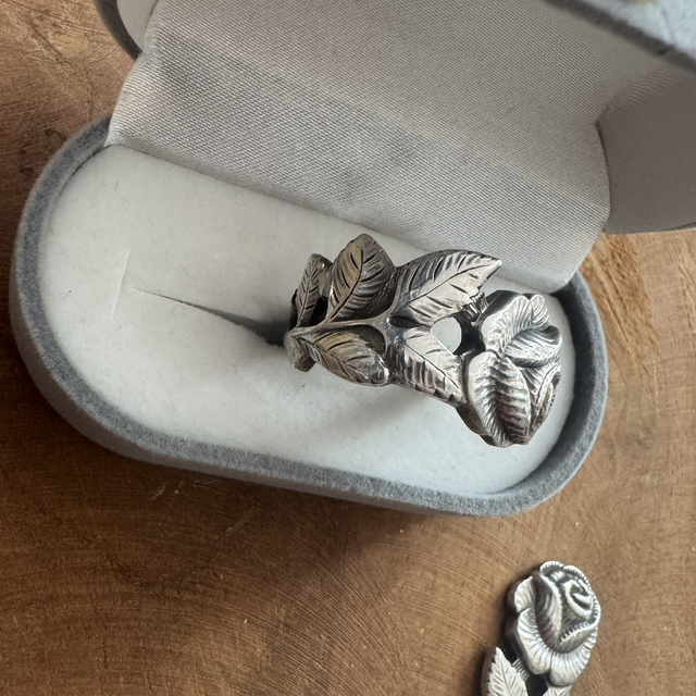 Bague cuillère Rose