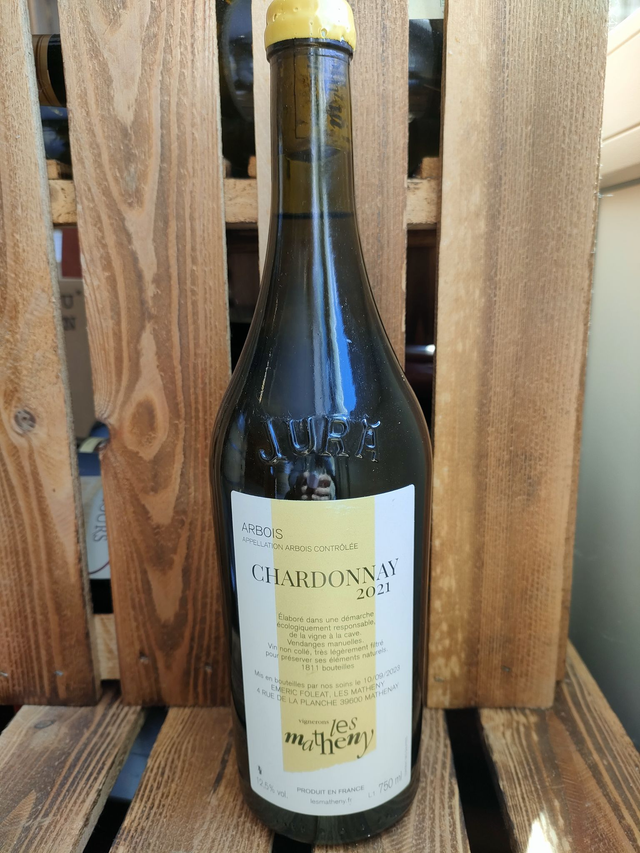 Chardonnay Les Matheny 2021 - Blanc Sec Tranquille - Vignerons Les Matheny (Emeric Foleat)